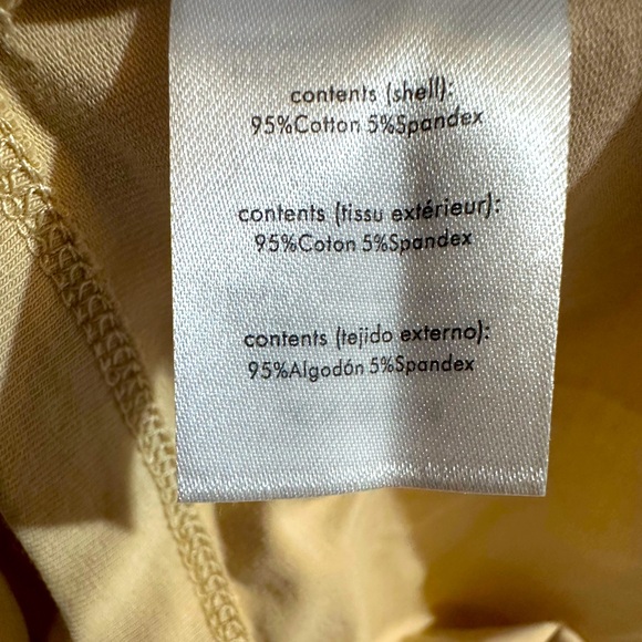 Weworewhat Cropped Scoop neck tank top Beige size L NWT - Picture 9 of 9